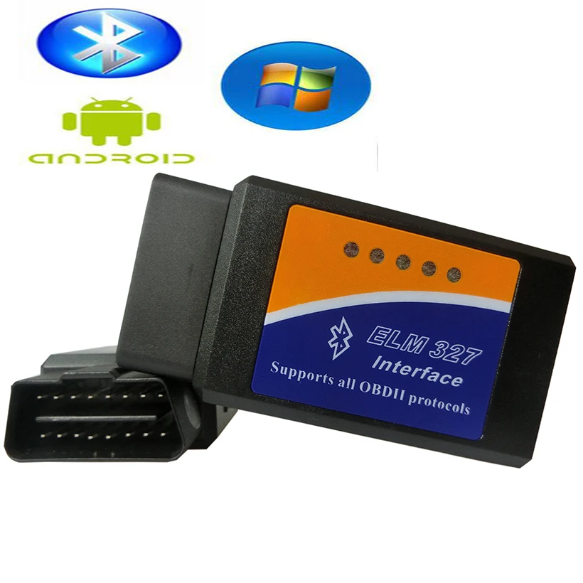 2016 Newest Obd2 elm327 bluetooth adapters Auto Scan tools elm 327 v 1.5 Works On Android elm327 obd2 ii Car diagnostic tool