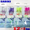 2017new fishing sabiki sea fish skin baits rigs fishing lures 6pcs/bag sabiki,choose your need color ► Photo 2/6