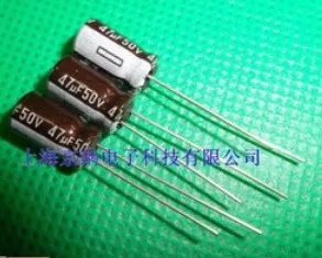 

500PCS 47UF 50V electrolytic capacitor,50V 47 6X11 MM microfarad capacitors