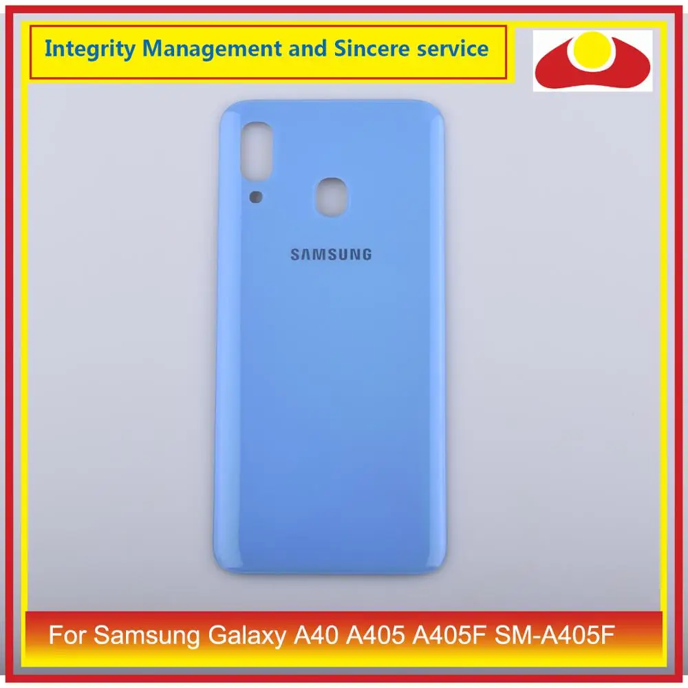 Задняя крышка батарейного отсека для Samsung Galaxy A40 A405 A405F стеклянная корпуса задняя