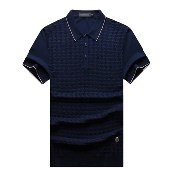 

Billionaire Polo shirt men's silk 2019 summer new Fashion Casual Button comfortable quality Business big M-5XL free shipping