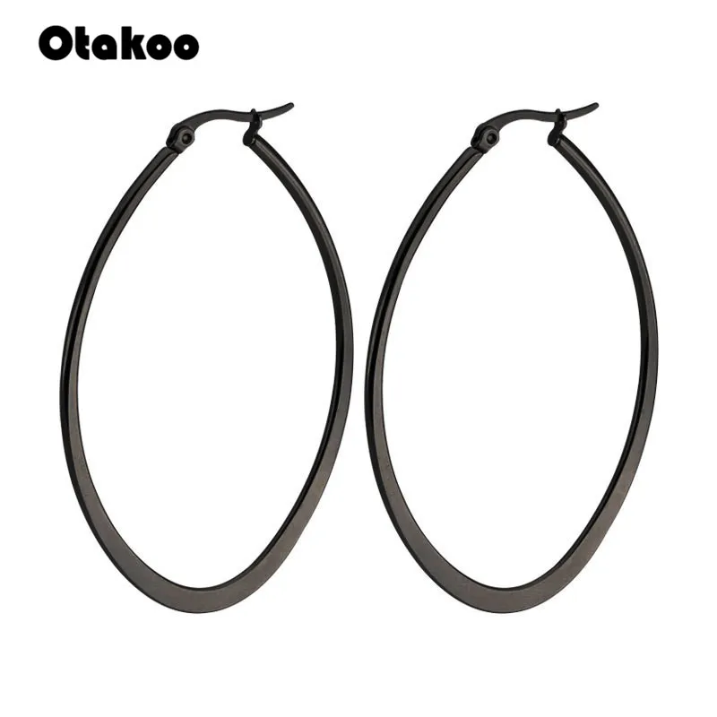 Otakoo 4 farbe 316L edelstahl schmuck frauen ohrringe Gold farbe mode schmuck ohr ring freies verschiffen Eigenschaften