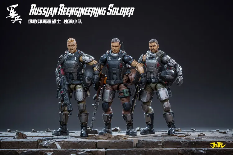 Игрушка JOY TOY 1/18 русские фигурки солдат (3 шт./лот) реинженерный команда волка