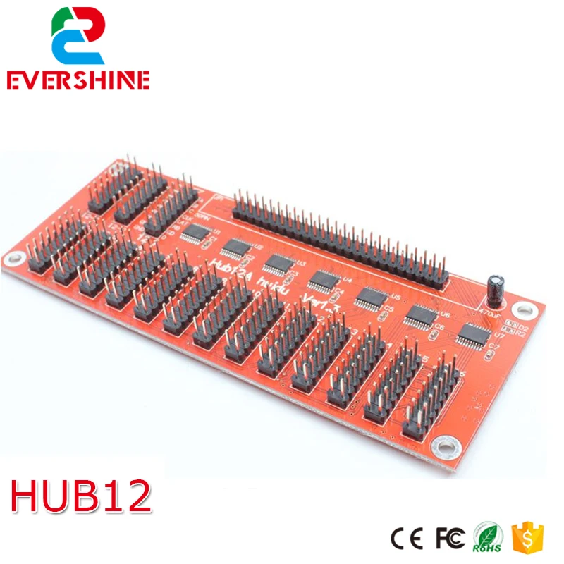 Hub12 для HD-W64, HD-E64, с переключением между дальним и цвет P10 светодиодный модуль, светодиодный буквенный дисплей специального назначения