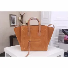 2016 La Dernière Mode Trapèze Sacs Femmes En Cuir Véritable Sac À Main de Haute Qualité Totes Solide Femelle Bolsa Livraison Gratuite De Luxe