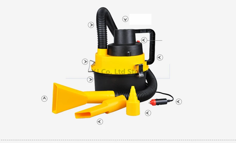 

Multi-functional Wet Dry Blow 3 in 1 Use 12V Portable Car Vacuum Cleaner Handheld Vacuum Cleaner Washer Car Dust Vacuum Cleaner