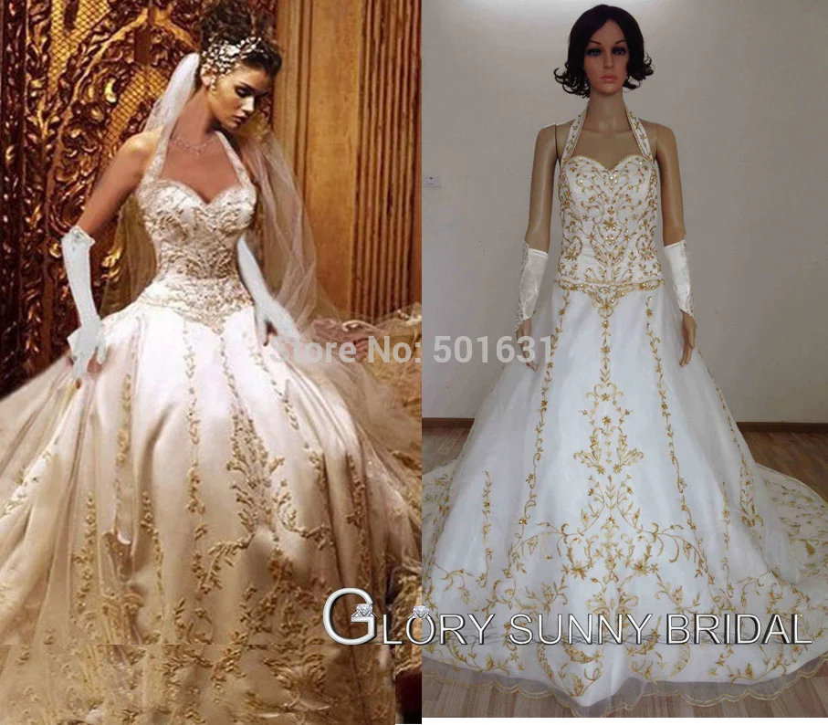Satin Embroidery Wedding Dress Fashion Dresses