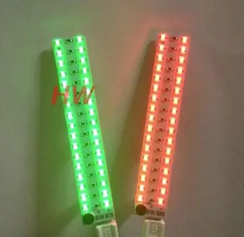 

DC 5V USB 2X17 LED Music sound Spectrum Light Voice Audio Level Control Sensitivity Adjust Voice-controlled for mp3 Amplifier