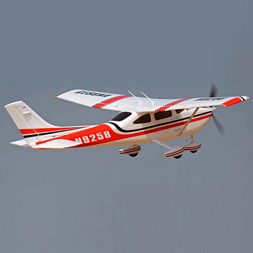 RC airplanes RC cessna 182 RTF radios RC Planes 2.4Ghz 6CH radios control airplane EPO fixed wing plane brushless Free shipping