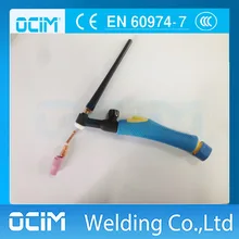 WP9V SR-9V аргонодуговая сварка, Корпус горелки клапан с воздушным охлаждением головки синей ручкой 125AMP