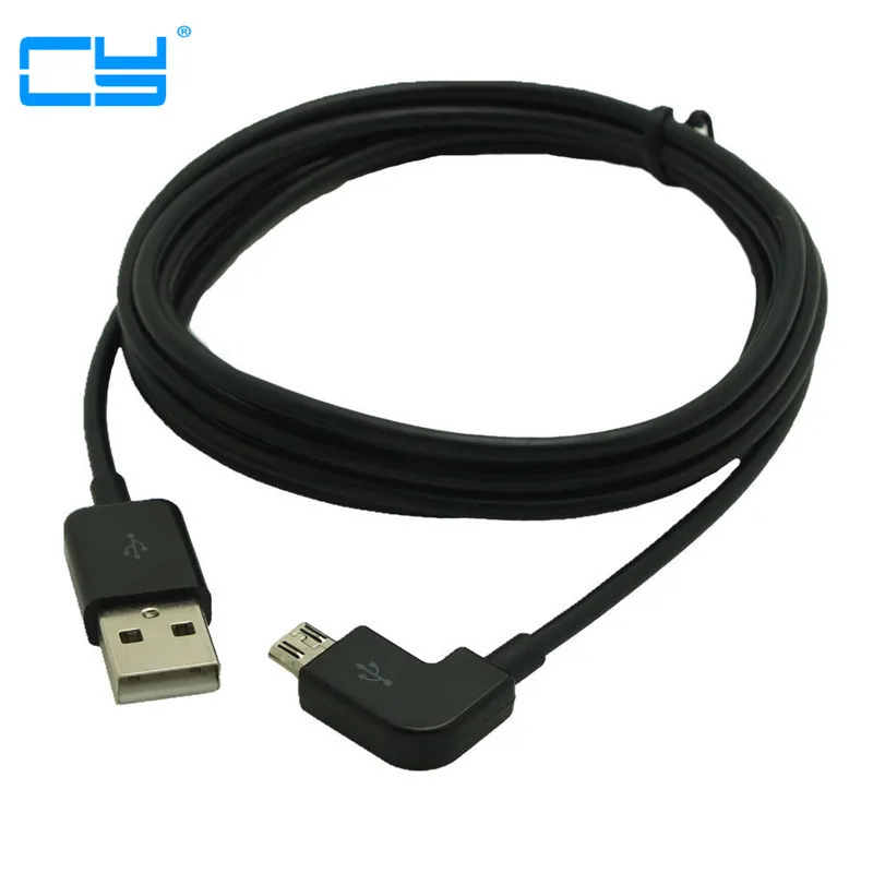 Короткий кабель Micro USB 90 градусов угловой шнур 2 а для быстрой зарядки и