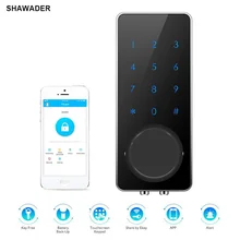 Smart Lock Electronic Door Lock APP Remote Code Touch Screen Keypad Deadbolt Entrance Digital with Key for Home Hotels Apartment security electronic door lock app bluetooth smart touch screen combination lock digital code keypad deadbolt for home apartment
