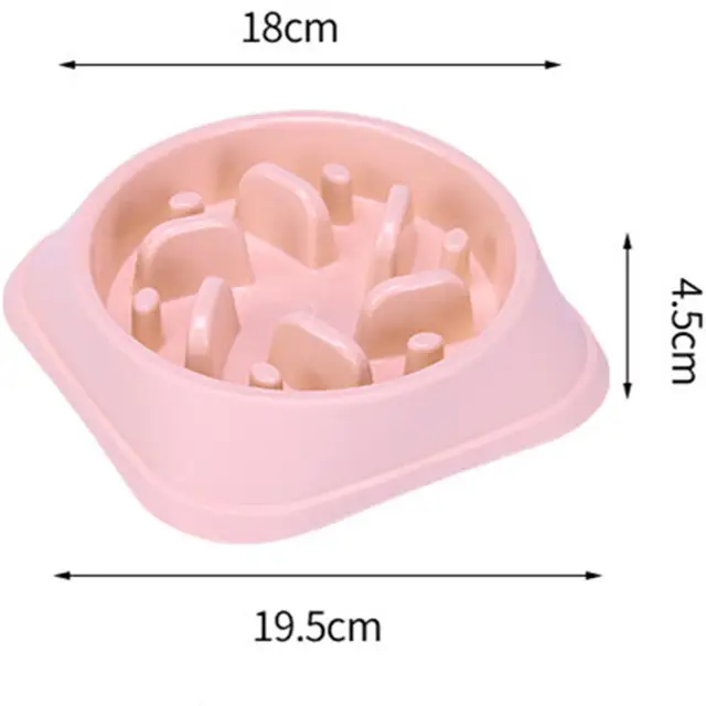 gamelle anti glouton chien et chat Bol à alimentation lente non toxique pour chiens – Image 4