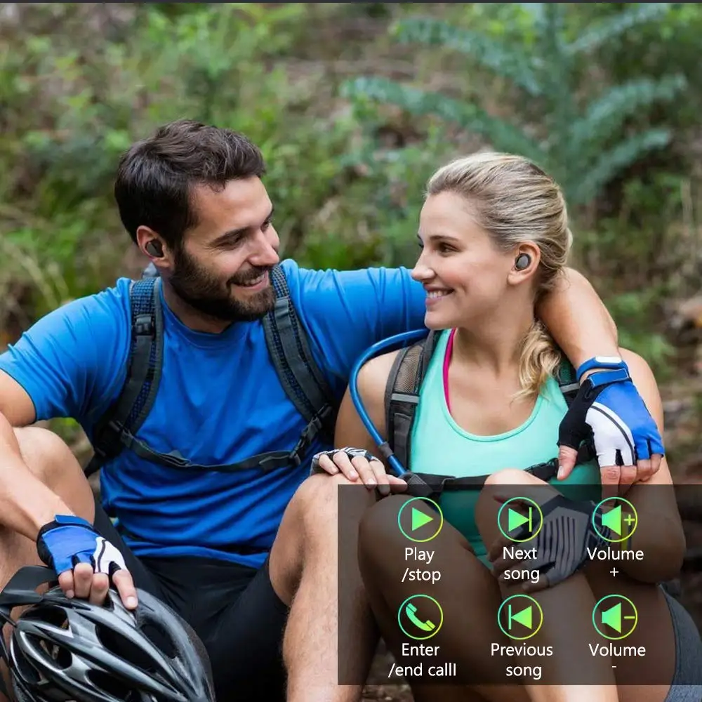 Newest】Wireless Earphone Bluetooth Noise Canceling in Ear Earbuds Wireless Bluetooth 5.0 Headset with 3000mAh Battery IPX6