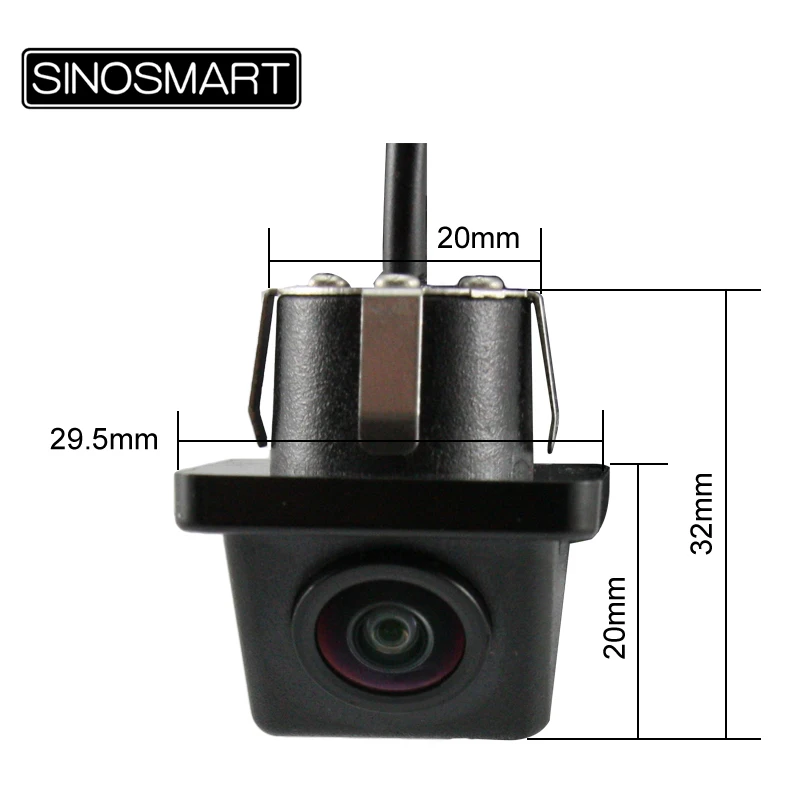 Sinosmart в ассортименте, высокое качество, HD универсальный широкоугольный светильник, парковочная камера заднего вида с треугольным пластиковым корпусом
