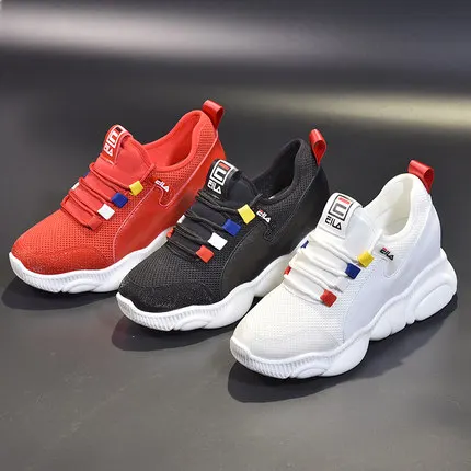 

Small white shoes 2019 spring new little bear shoes wild thick-soled casual shoes...