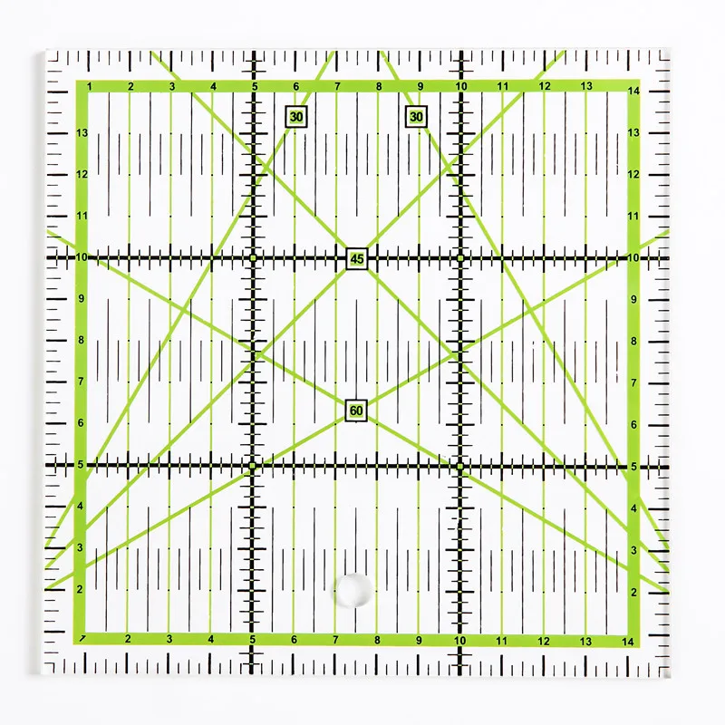 

15*15cm Rectangle Shape Acrylic Quilting Templates Patchwork Sewing Ruler Tool for Craft Apparel Sewing Fabric Tool Supplies