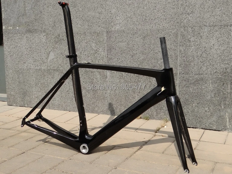 

FR316 Toray Carbon Fiber 700C Road Bike Bicycle Cycling Frame Fork Seatpost Clamp Headset - 56CM 58CM 50CM