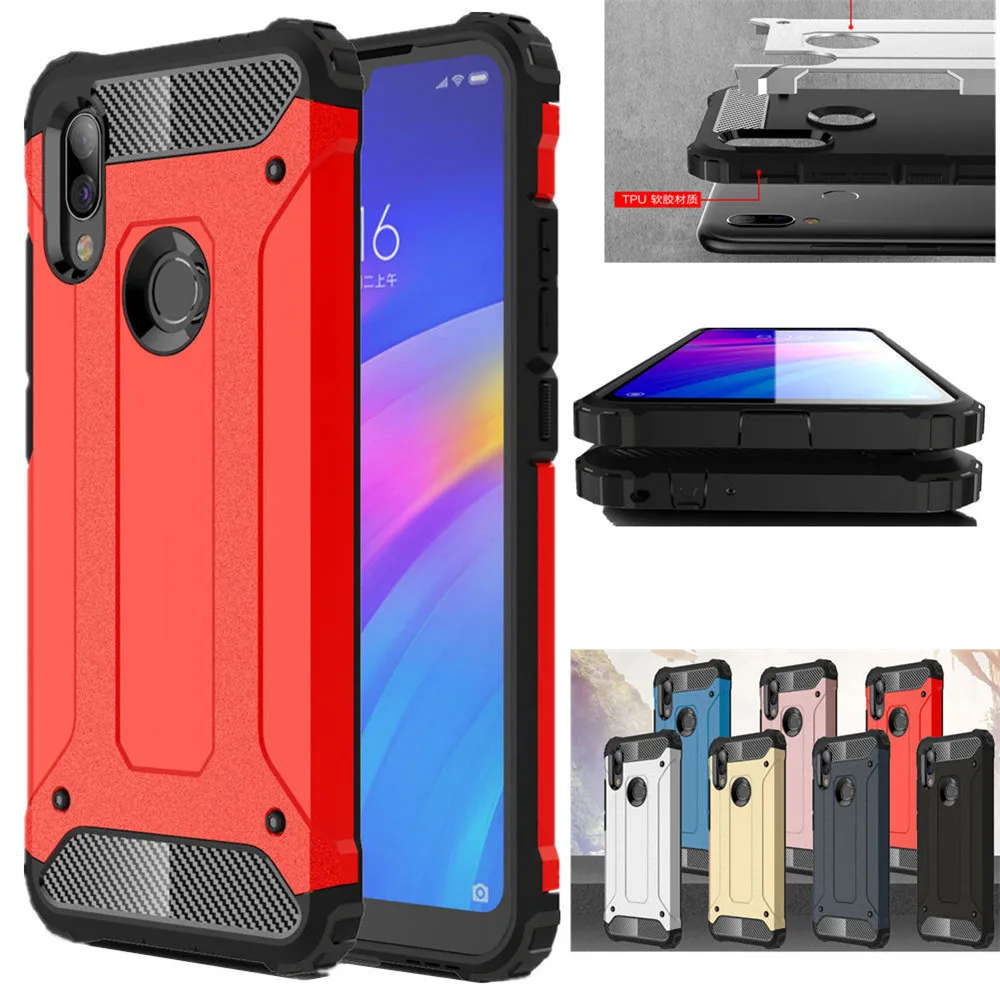 Для Xiaomi Redmi Series для 7 8 9 7A 8A 9A чехол Гибридный армированный жесткий телефона 9C Coque |