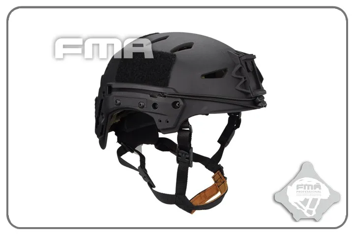 Спортивные шлемы военные новые TB-FMA BUMP EXFLL Lite Тактический шлем черный AirsoftSports Пейнтбол Боевая Защита