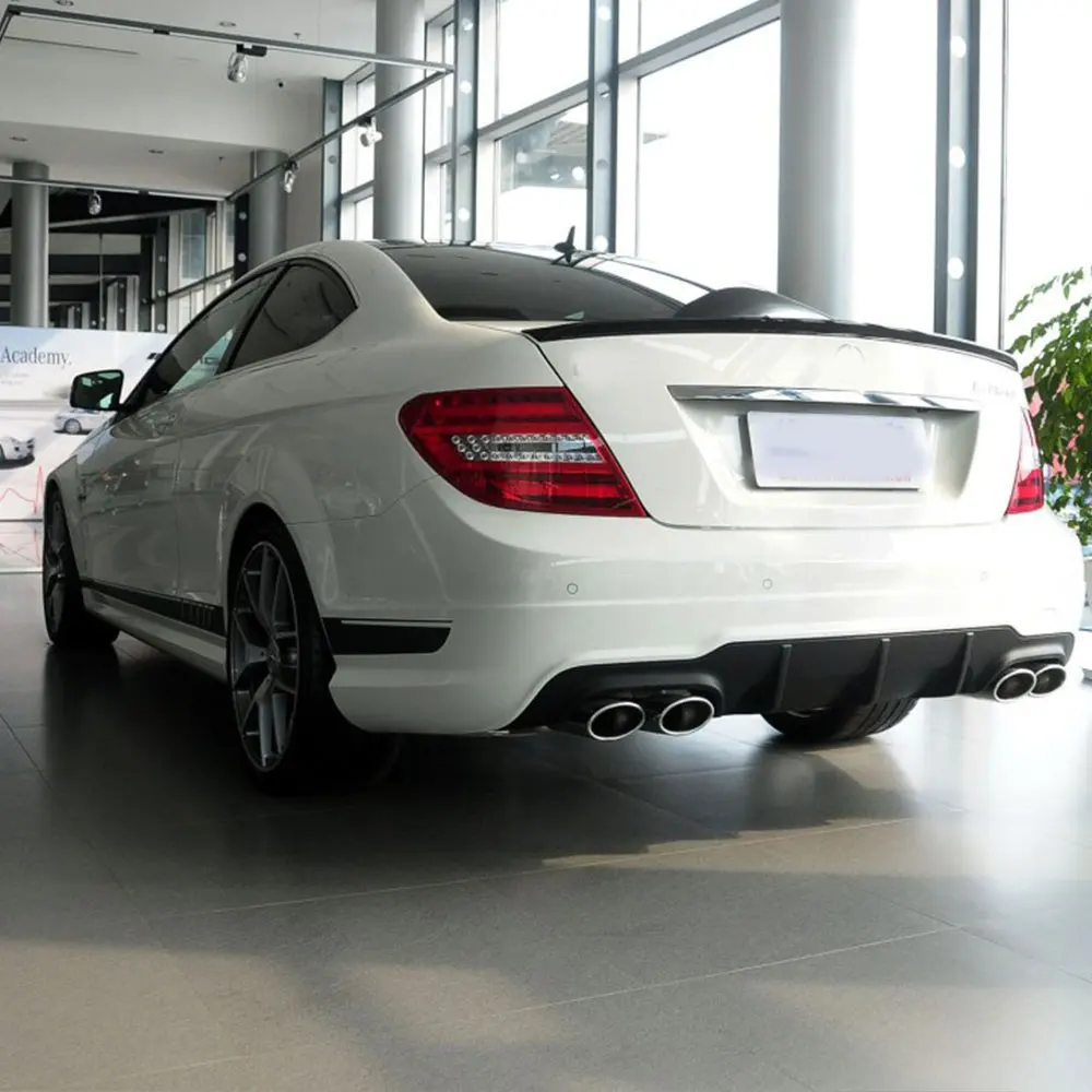 Matte Black 507 Style Stripes Sticker for Mercedes Benz S204 W204 Coupe C 63 AMG