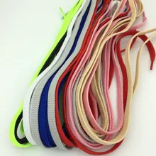 Модные плоские двухслойные хлопковые шнурки для обуви 120 см длинные шнурки спортивные шнурки 2 пары в партии