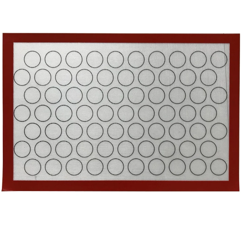Eco Friendly Non stick Circle Macaron Baking Mats & Liners Silicone