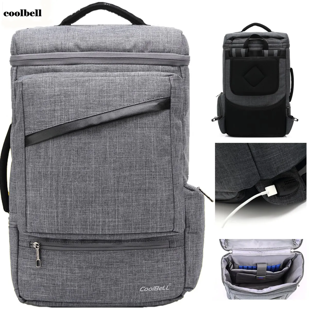2019 новая сумочка зарядка через usb 14 15 15,6 большой Ёмкость дорожная сумка для ноутбука MacBook Xiaomi Dell Водонепроницаемый рюкзаки для женщин и