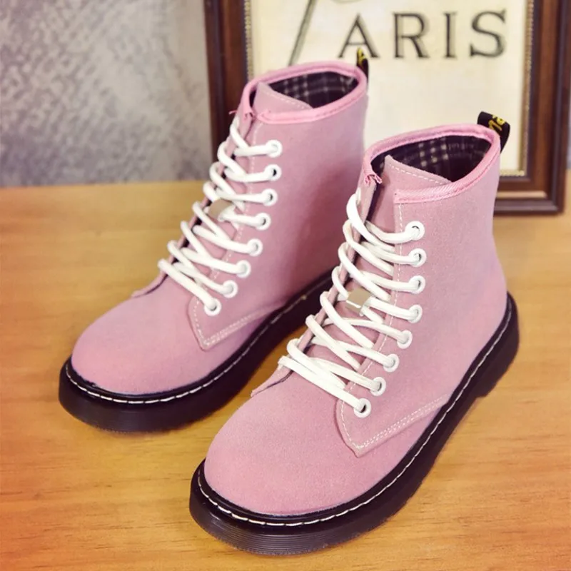 COOTELILI Winter Boots Women Ankle Boots Female Fashion Suede Leather Platform Woman Shoes Plus Size Shoes For Women 35-40 (4)