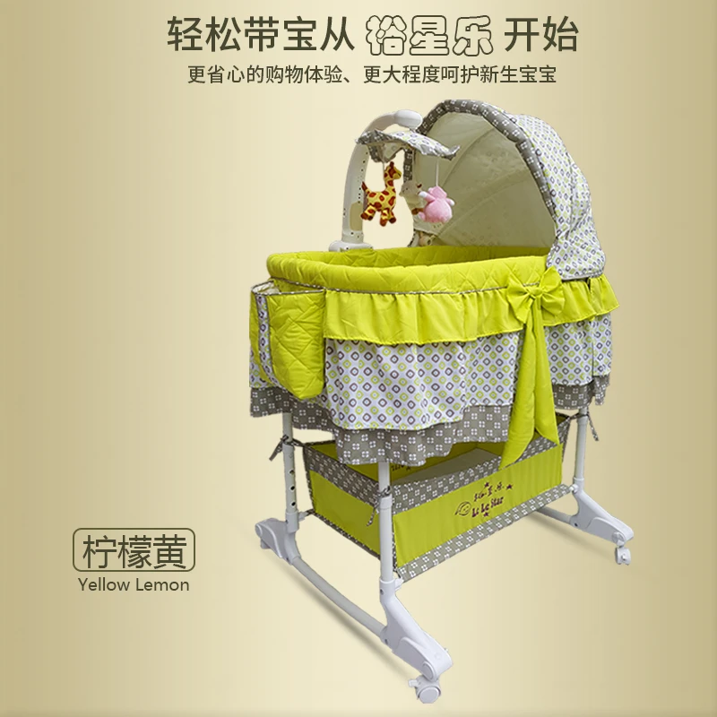 Berceau Musical Pour Bebe Filet Pour Nouveau Ne Portable Europeen Berceau Vibrant Panier De Couchage Pour Nouveau Ne Aliexpress