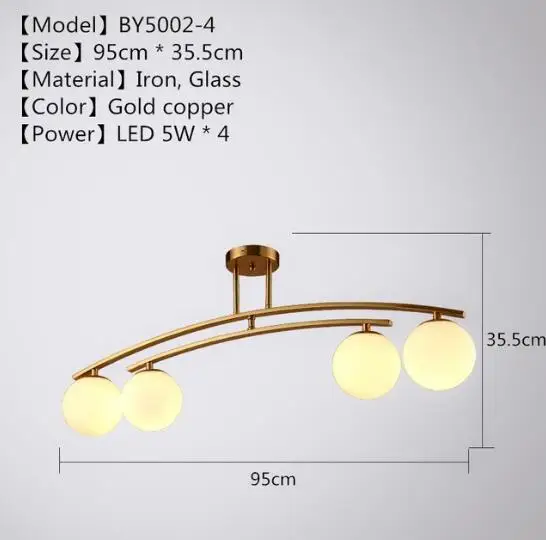 4 Lamp Caps D95CM