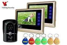 Yobang Security RFID Access 7″LCD Video Door Phone Rainproof Doorphone IR Night Vision Video Doorbell Speakerphone Intercom