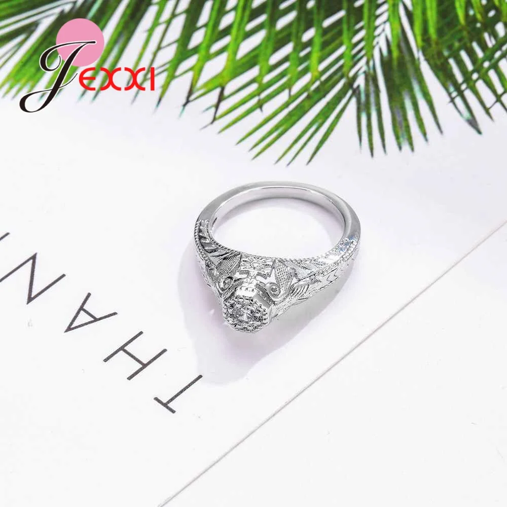True Love/обручальное кольцо блестящие 925 пробы Серебряное ювелирное изделие для помолвки для Для женщин Обручение предложить Рождественский подарок Одежда высшего качества