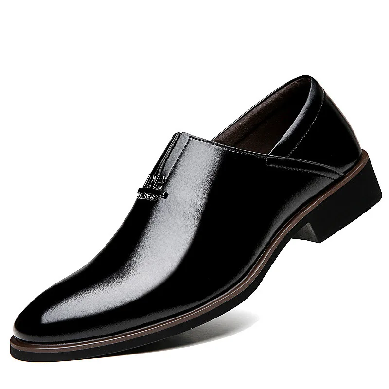 

Factory direct wear-resistant non-slip men's leather shoes business casual European and American style breathable leather shoes