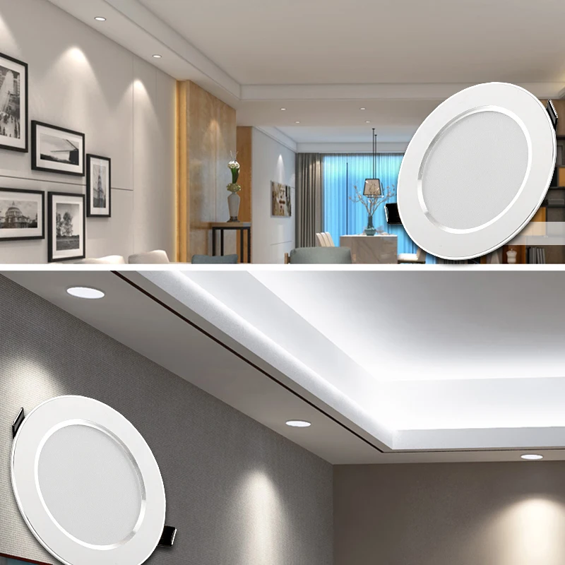 6 шт. светодиодный светильник 3 Вт 5 Вт 7 Вт 9 Вт 12 Вт 15 Вт 220 в 240 В светодиодный потолочный светильник для ванной комнаты светильник для гостиной домашнее Внутреннее освещение