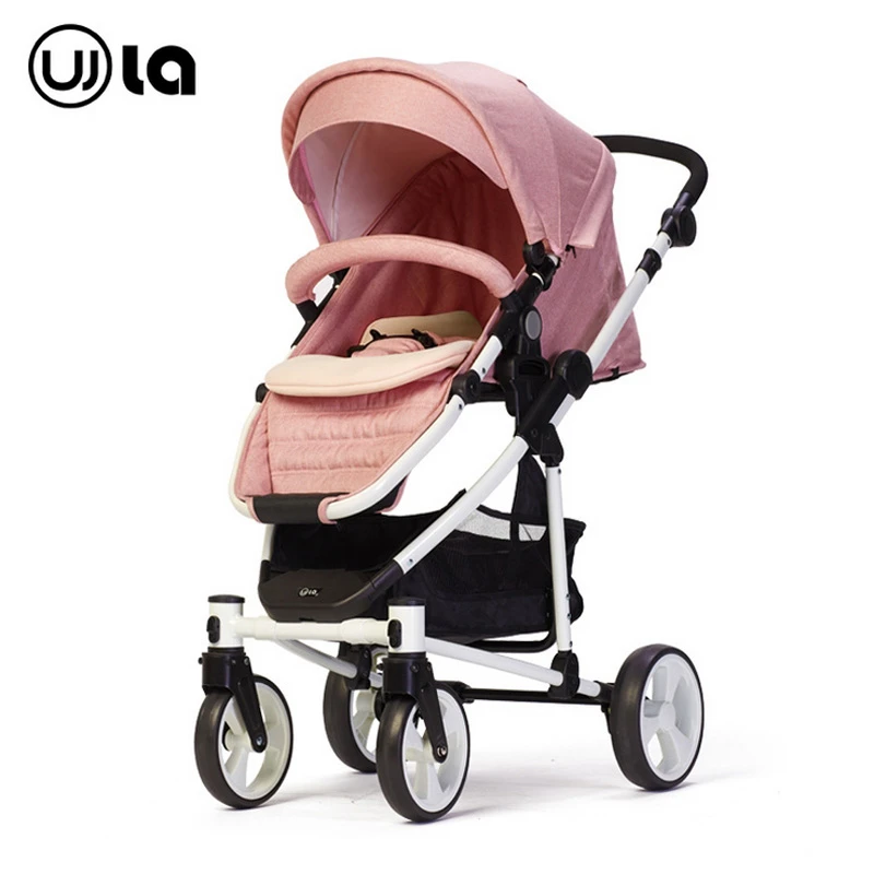 Wla Poussette A Quatre Roues Pour Bebe Voiture De Couleur Rose Aliexpress