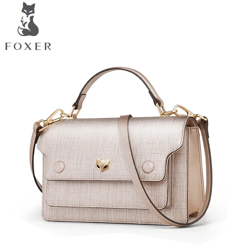 

FOXER brand bag Handbag 2018 new Korean version of the shoulder bag wild Messenger bag