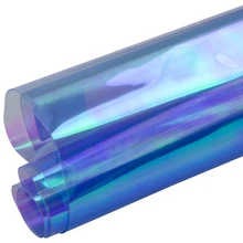 30 см x 100 см синий Хамелеон лампа для автомобиля пленка на задний фонарь свет цветная пленка украшения 12 ''x 39,37''