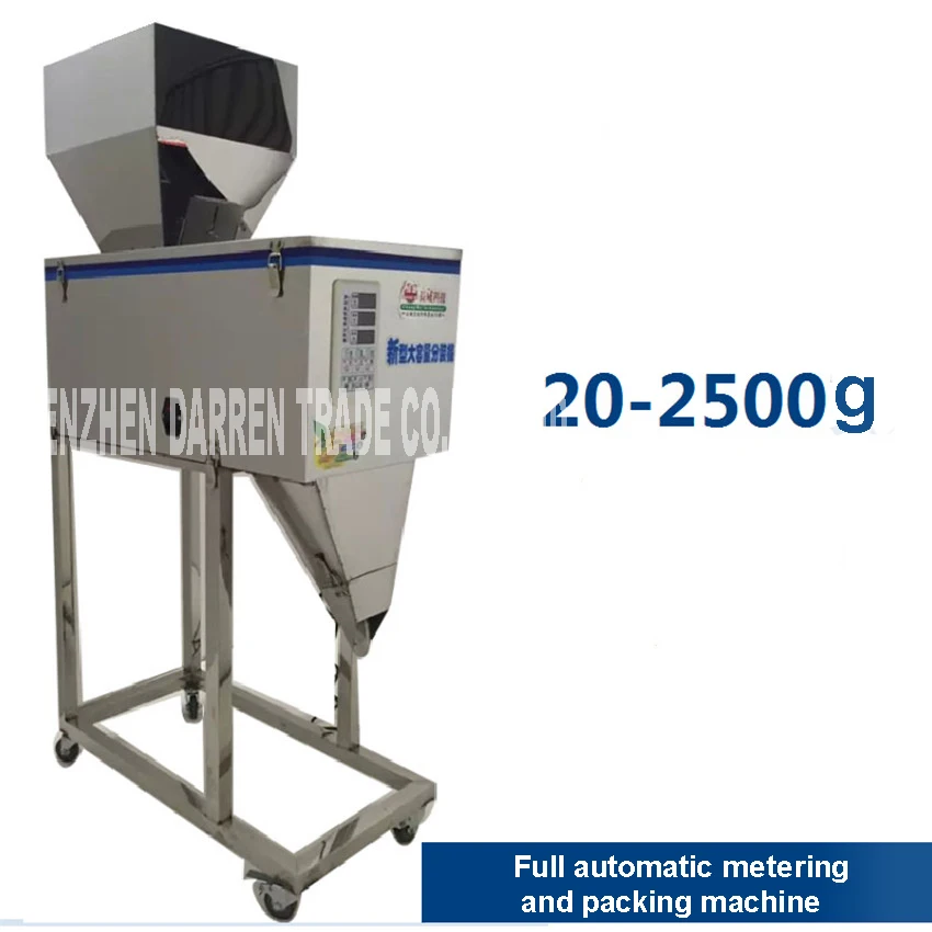 

DX-2500 20-2500g scale automatic stuffing machine,Quantitative weighting for herbs,tea, medicine,rice ect. Sub-installed machine