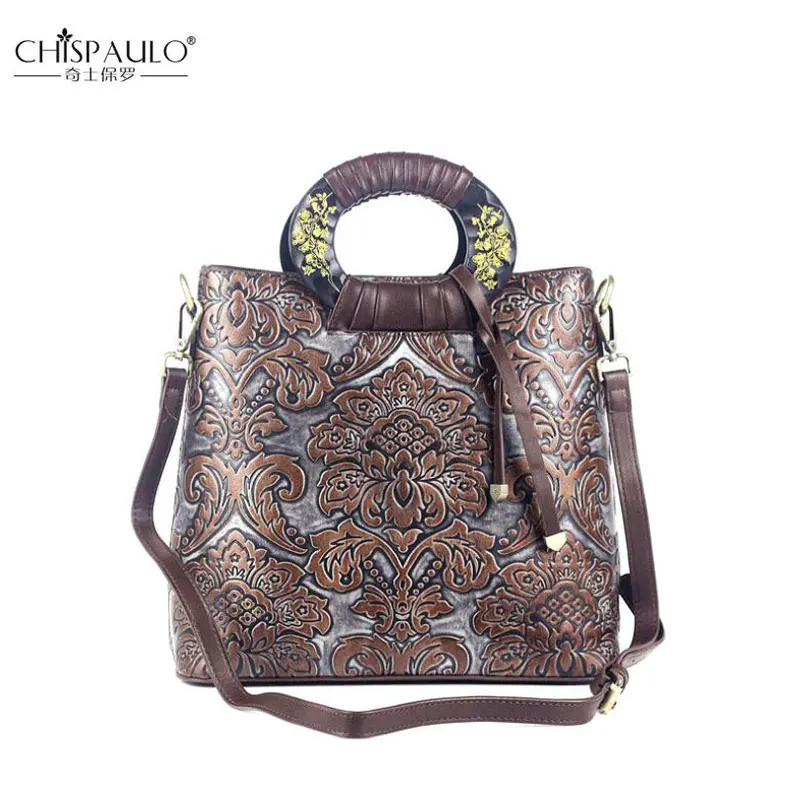 

Embossed Chinese Style Fashion Women Crossbody Bag PU Leather Vintage Women Handbag Ladies Luxury Messenger Quality Shoulder Bag
