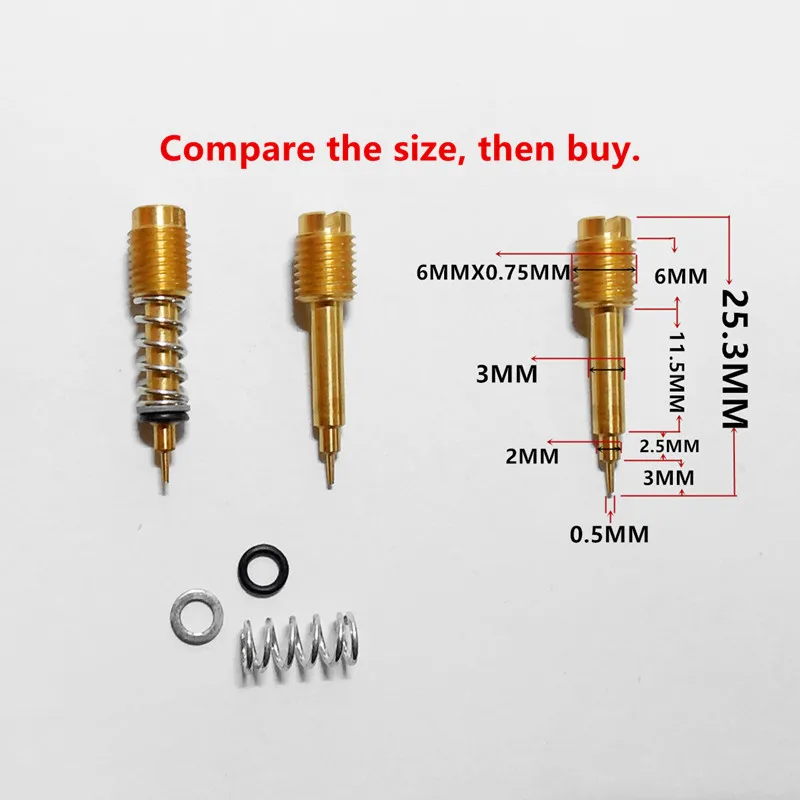 (Free shipping & 2PCS fuel ratio adjusting screw)Motorcycle carburetor