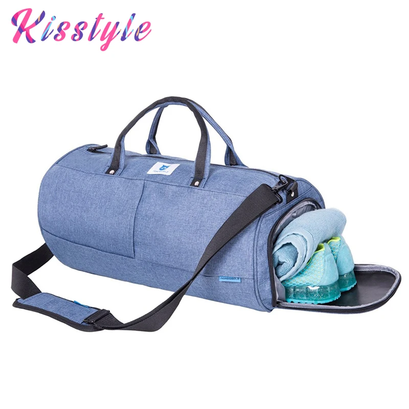 

2018 Waterproof Gym Weekend Bag with Shoe Compartment Multifunction Men Travel Duffle Bags Large Capacity Carry on Luggage Bag
