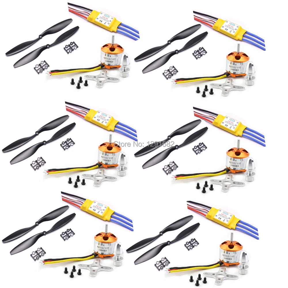 2212 1000kv motor 1045 propeller