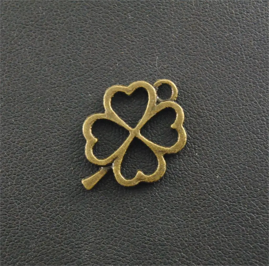 10 шт. подвески в виде листика клевера из сплава|pendant jewelry findings|charm pendanthandmade charm |
