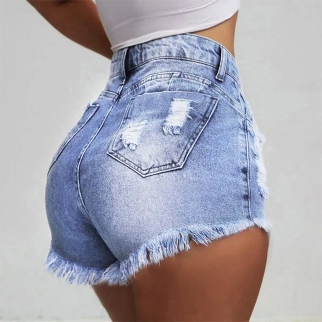 Шорты женские летние джинсовые шорты плиссированные szorty damskie Pantalones Cortos Mujer Spodenki Damskie шорты с высокой талией джинсы