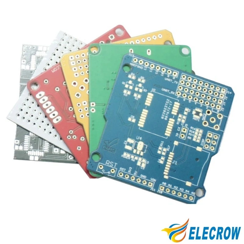 Elecrow 2 слоя PCB прототип профессиональный PCB производство Китай Accpect таможенная PCB сборка сервис дизайнер не платить