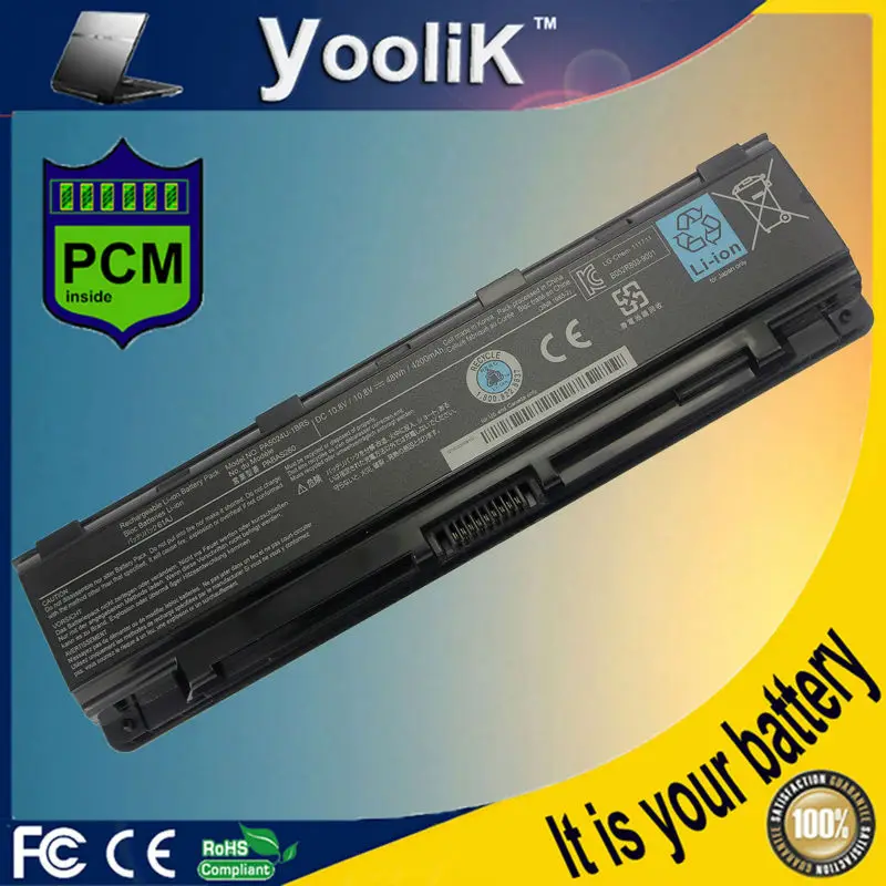 PA5024U-1BRS PA5109U-1BRS Laptop Battery for Toshiba Satellite C55 C55-A C55DT C55T-A C55D-A C855 C855D L855 L855D L875 L875D P855 P875 S850 S855 S855D S875 Series Notebook PABAS260 PABAS262 Battery 