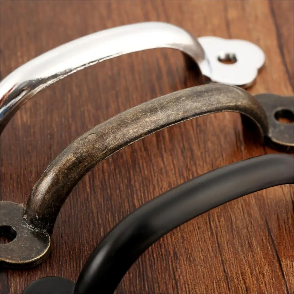 2Pcs Decorative Furniture Handle Drawer Cupboard Kitchen Jewelry Wood Box Handles Pulls Knob Furniture Hardware 102*22mm