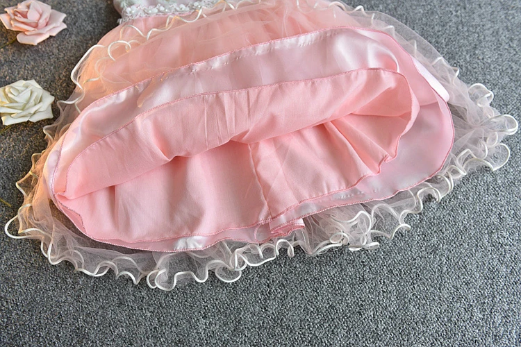 girl beach floral dresses girls pink tutu frill dance princess dress kids summer clothes sleeveless ruffle flounce party cloth (13)