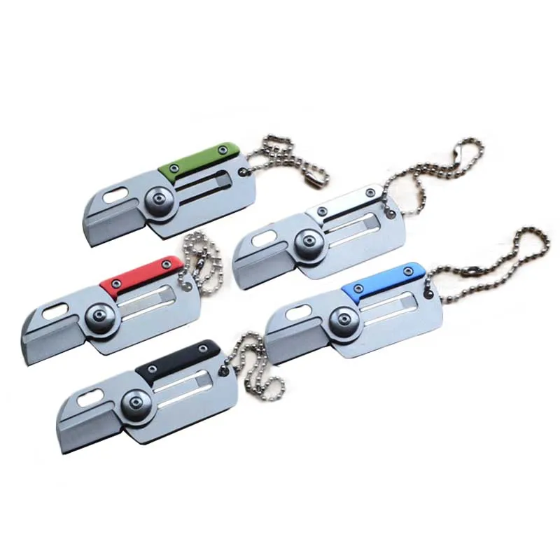 Plegable Mini defensa seguridad sorpresa EDC cuchillo del ejército desierto de deportes al aire libre Camping supervivencia defensa personal